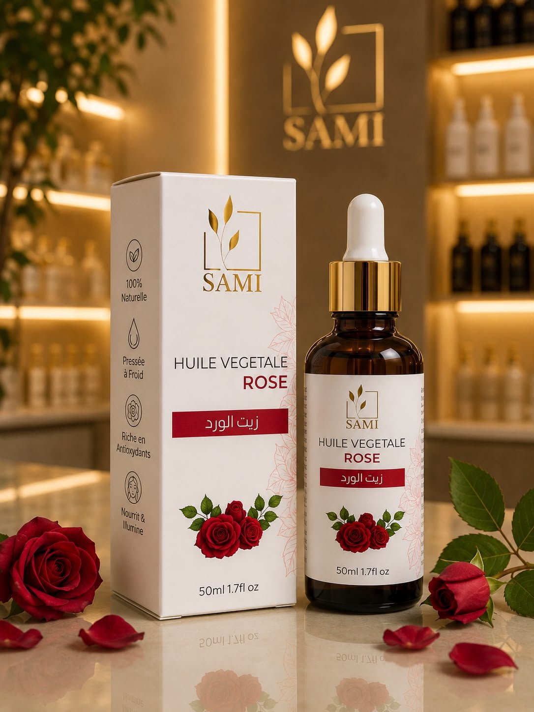 Huile de rose