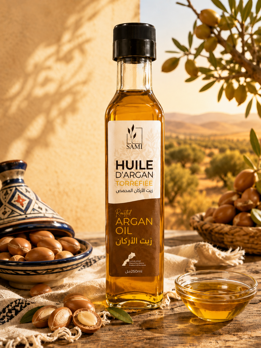 Huile d'argan alimentaire