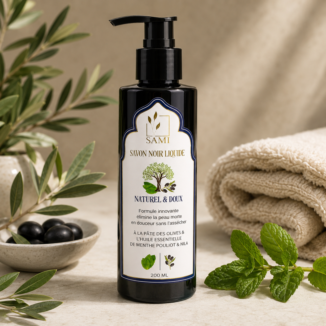 Savon noir liquide Nila