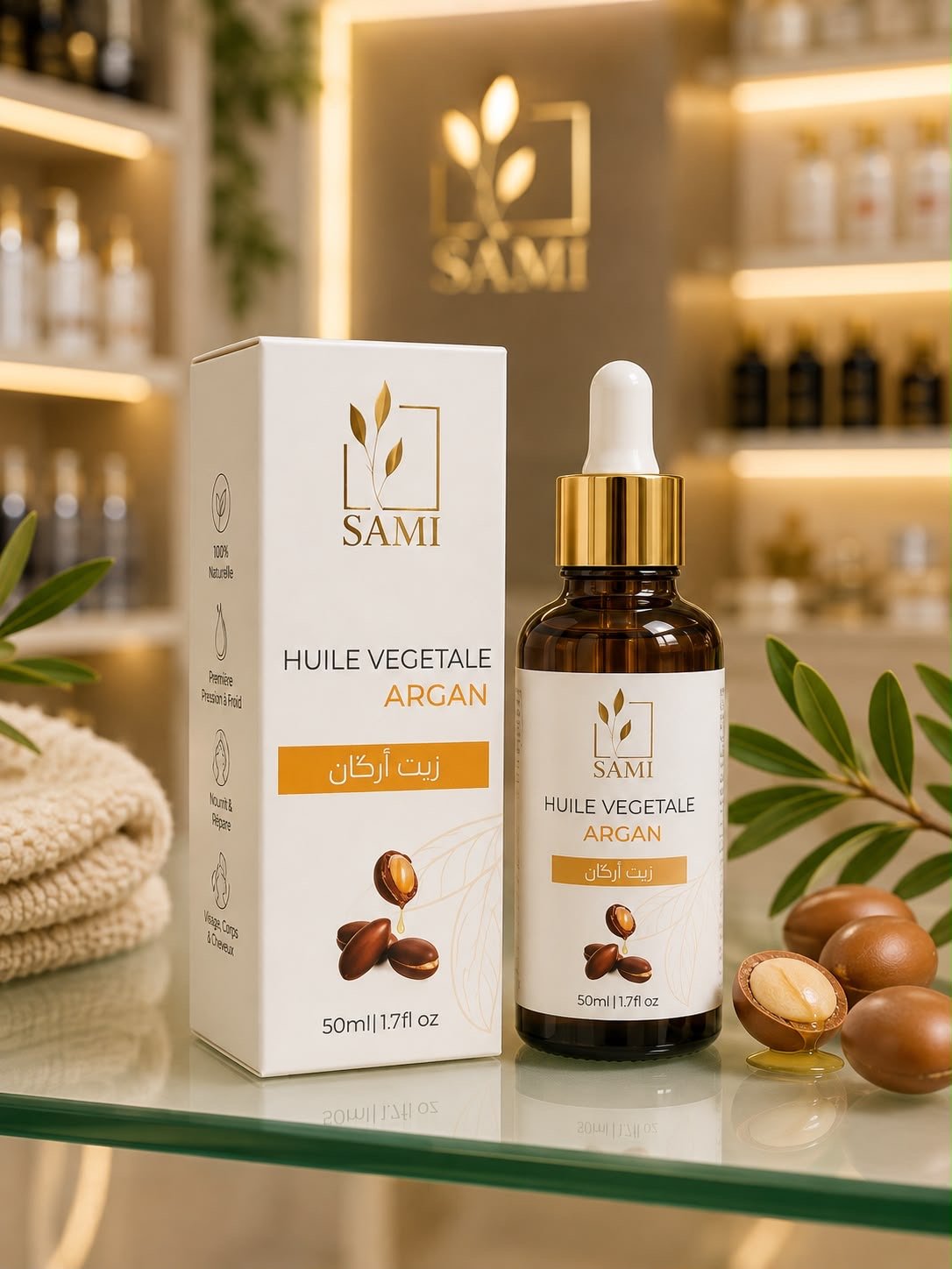 Huile d'Argan cosmétique