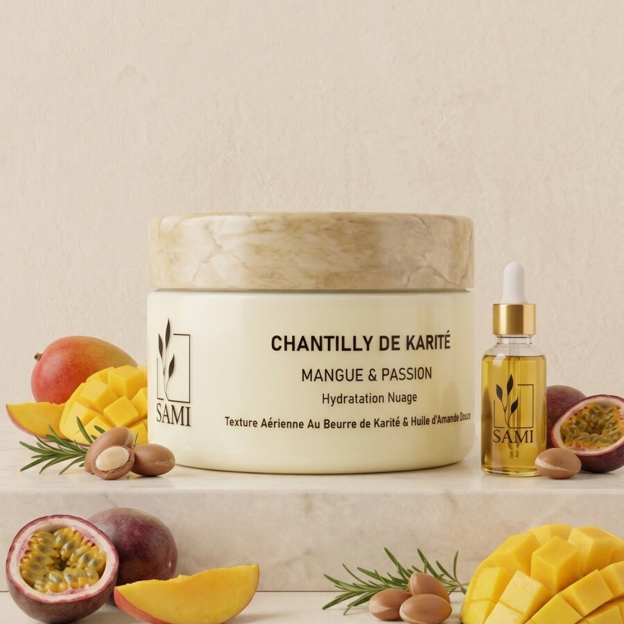 Chantilly de karité mangue